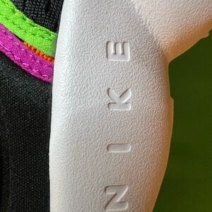 Nike Black and Pink Athletic Shoes with Velcro Straps